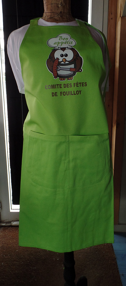 Defigraph 3d creation marquage tablier comite des fetes blargies