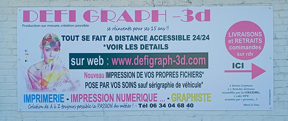 Defigraph 3d serigraphie imprimerie a distance 2022