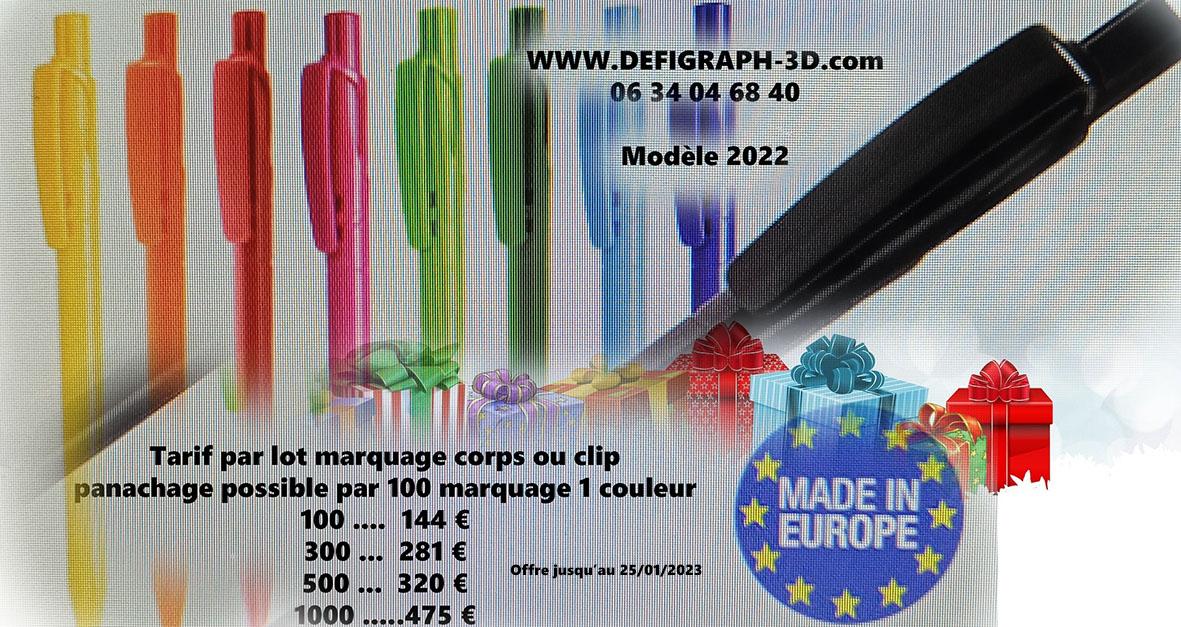 Defigraph 3d stylo noel 2022