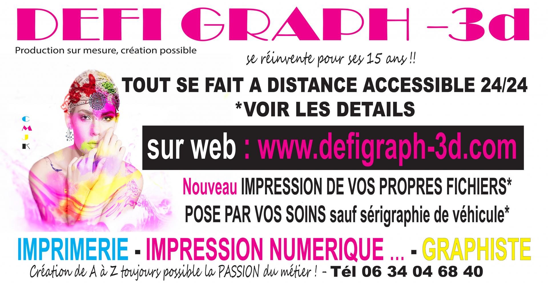 defigraph-3d : sérigraphie - marquage - imprimerie